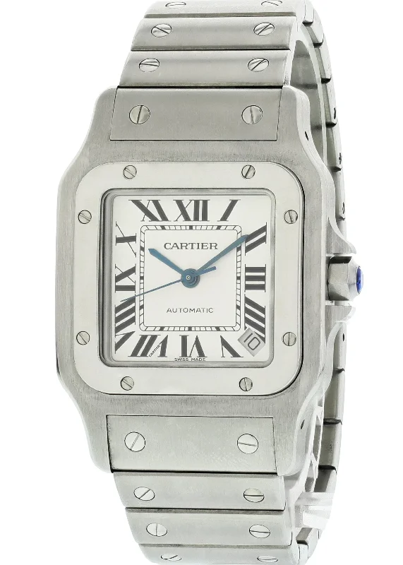 Find Iconic Cartier Watches for Every Taste –Cartier Santos Galbee XL 2823 Stainless Steel Automatic Men's Watch