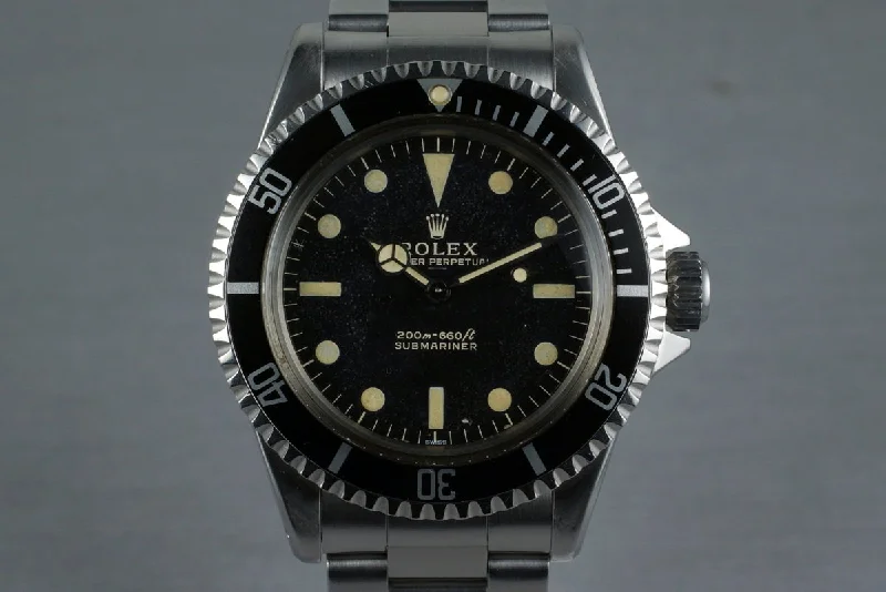 Rolex Watches with Precision Engineering –1963 Rolex Submariner 5513 PCG with Gilt UNDERLINE Dial