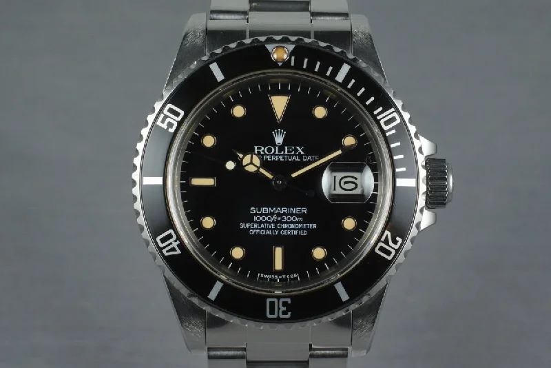 Find Rare Rolex Models for Exclusive Style –1985 Rolex Submariner 16800