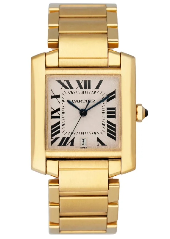 Cartier Watches: A True Symbol of Quality –Cartier Tank Francaise W50001R2 18K Yellow Gold Mens Watch