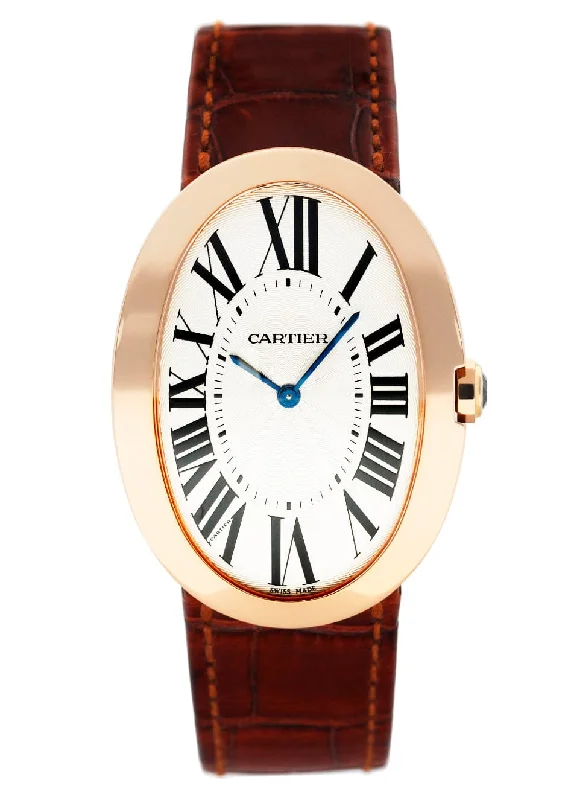 Cartier Watches: The Perfect Luxury Investment –Cartier Baignoire W8000002 Silver Dial Mens Watch Box Papers