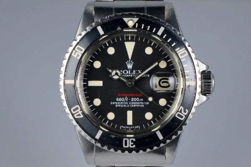 Find Rolex Watches That Fit Your Style –1972 Rolex Red Submariner 1680 Mark VI Dial