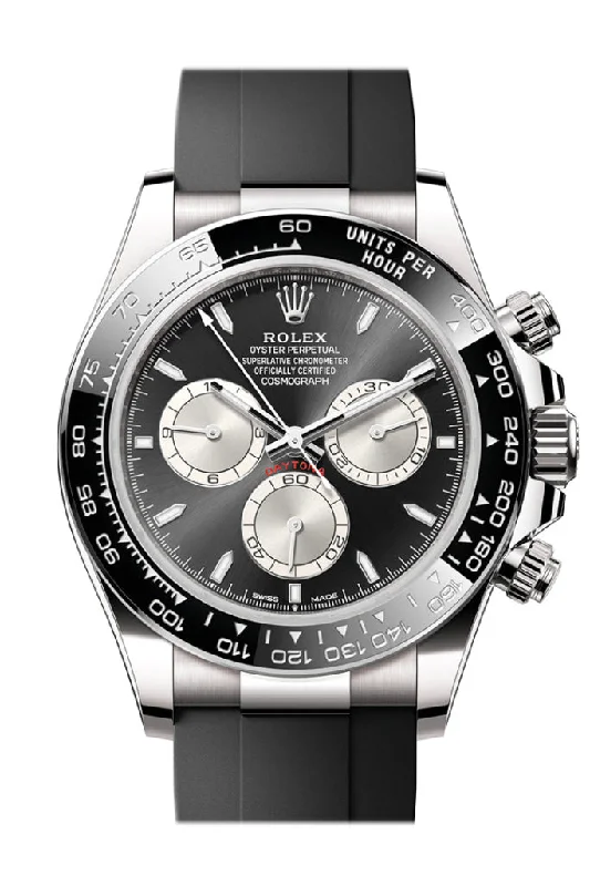 Rolex Watches for Investment and Style –Rolex Daytona 40 Black Steel Dial White Gold Mens Watch 126519LN