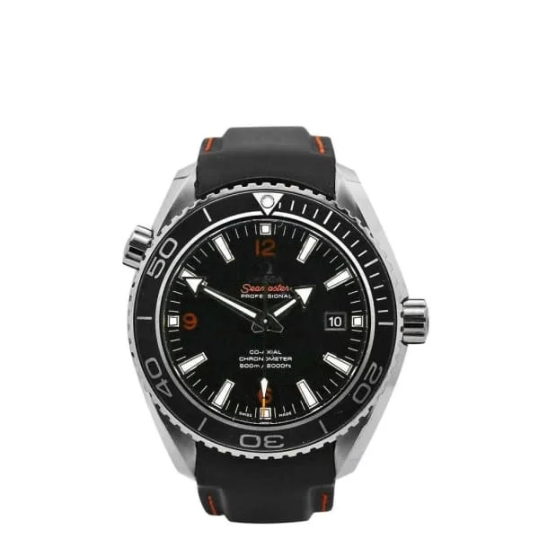 Omega Watches for Luxury Timekeeping –Omega Seamaster 45.5mm Watch - Ref: 232.30.46.21.01.003 - Black Index Dial, Black Alligator Strap