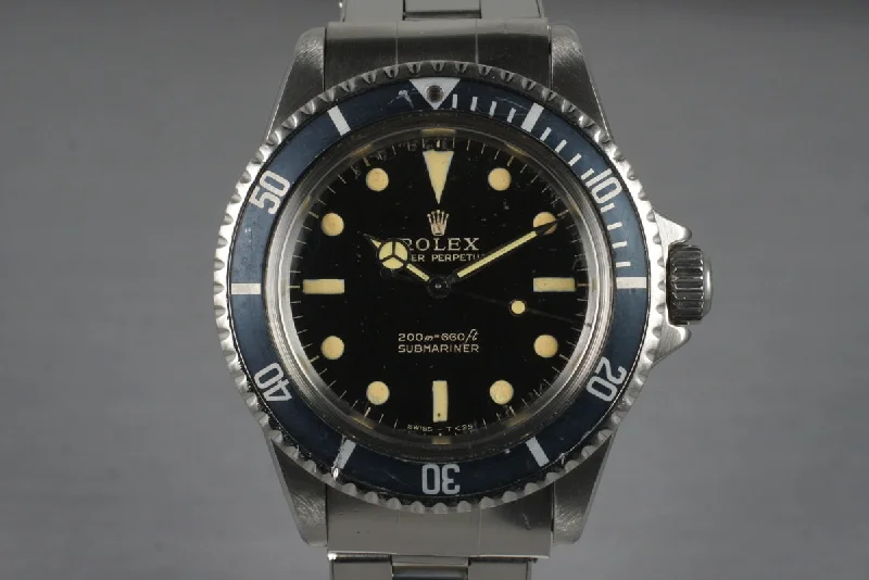 Shop for Rolex Watches with Confidence –1966 Rolex Submariner 5513 Glossy Gilt Dial