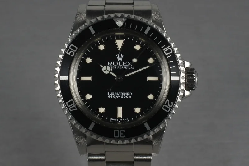 Discover the Best Rolex Models for Every Wrist –1988 Rolex Submariner 5513 with Box and Papers