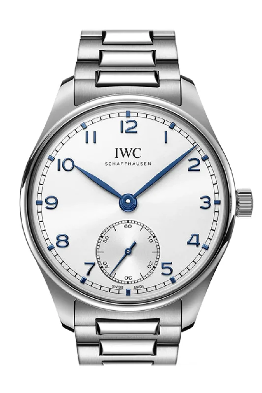 Shop IWC Watches for Timeless Style –IWC Portuguese Silver Dial Watch IW358312