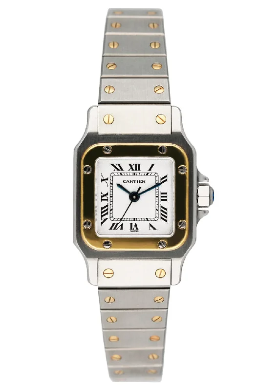 Find Iconic Cartier Watches for Your Collection –Cartier Santos Galbee 0902 Two-Tone Automatic Ladies Watch