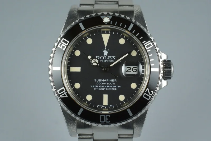 Rolex Watches with Precision Engineering –1982 Rolex Submariner 16800