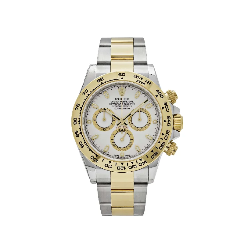 Luxury Rolex Watches for Every Occasion –Rolex Daytona 116503 Two-Tone Yellow Gold Stainless Steel White Dial (2022)