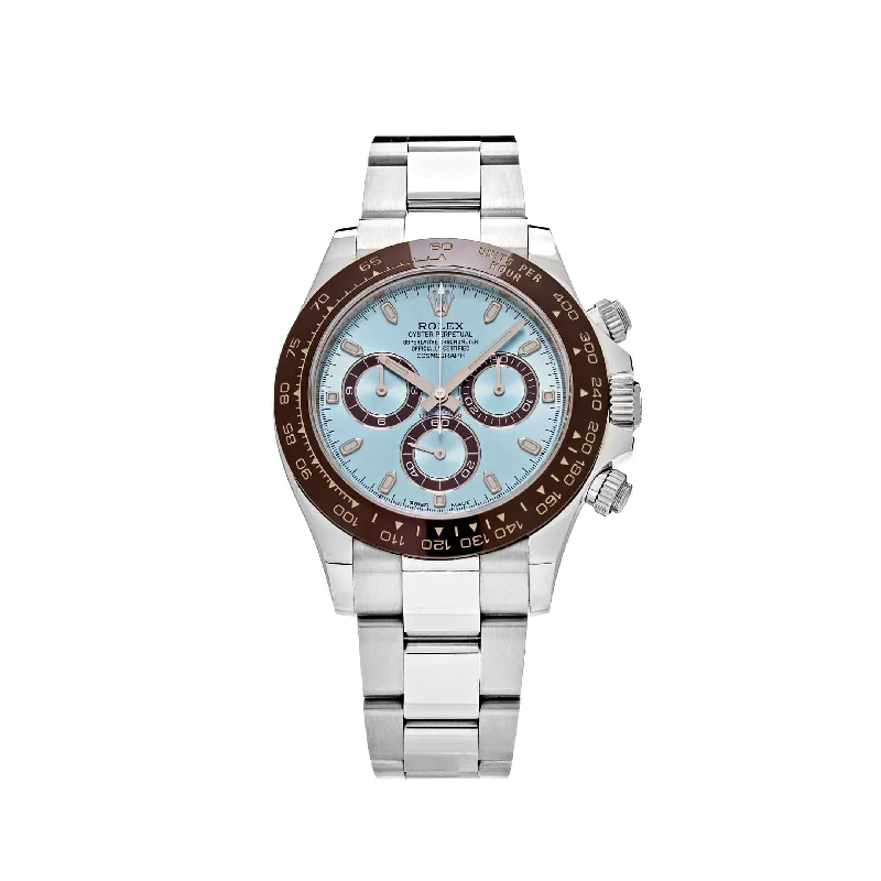 Shop for Rolex Watches for Unmatched Elegance –Rolex Daytona 116506 Platinum Ice Blue Dial (2021)