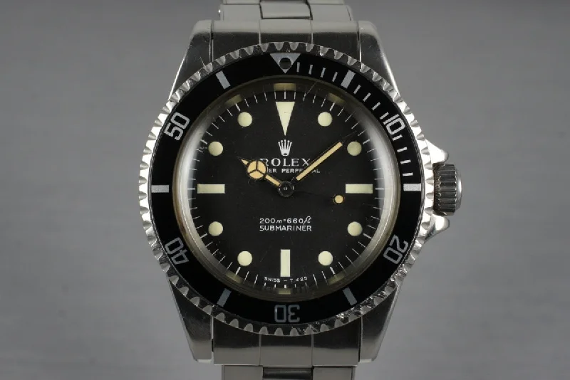 Discover Rolex Watches for Every Lifestyle –1967 Rolex Submariner 5513 Meters First