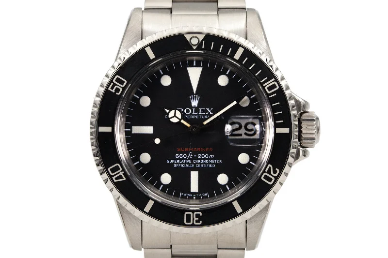 Find the Most Popular Rolex Models –1971 Rolex Red Submariner Mark V Dial