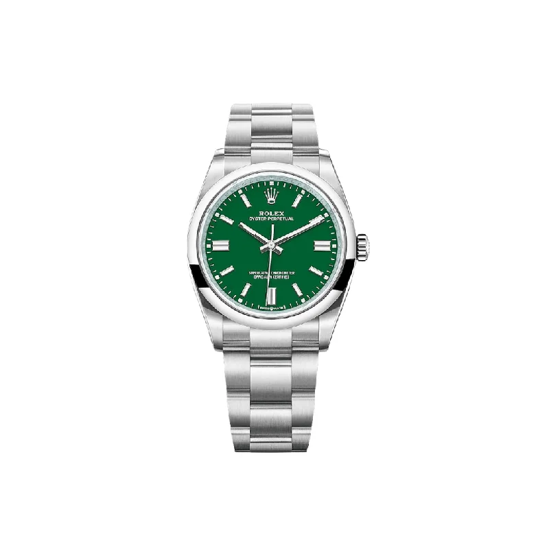 Rolex Day-Date Watches Available –Rolex Oyster Perpetual 277200 'Ladies' Stainless Steel Green Dial