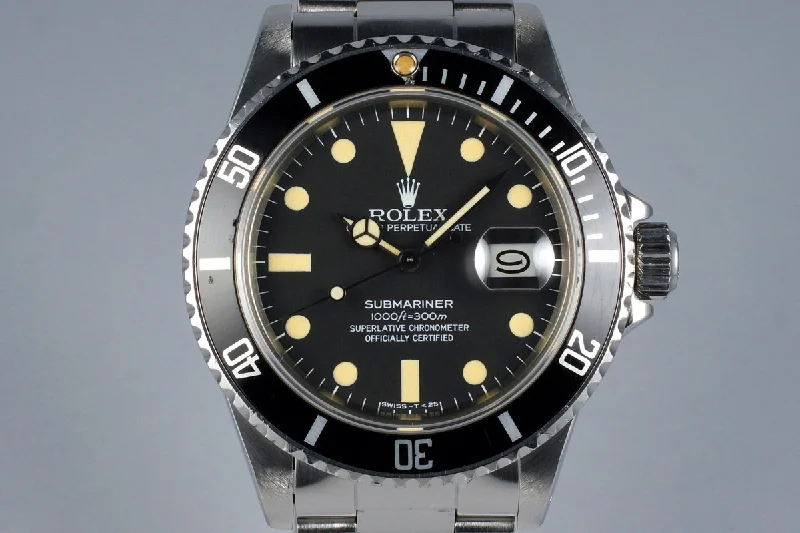 Find the Perfect Rolex Watch for You –1981 Rolex Submariner 16800 RSC Papers