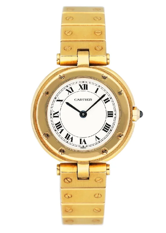 Discover Rare Cartier Timepieces for Sale –Cartier Santos Vendôme 84738788 18K Yellow Gold Ladies Watch