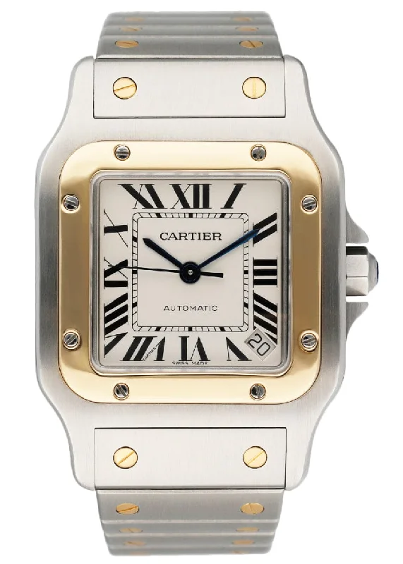 Cartier Watches: Built for the Elite Collector –Cartier Santos Galbee W20099C4 18K Yellow Gold & Steel Mens Watch