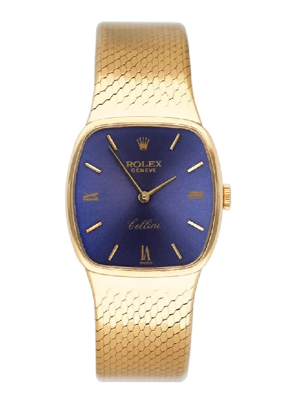 Premium Rolex Timepieces –Rolex Cellini 4065 Blue Dial Ladies Watch