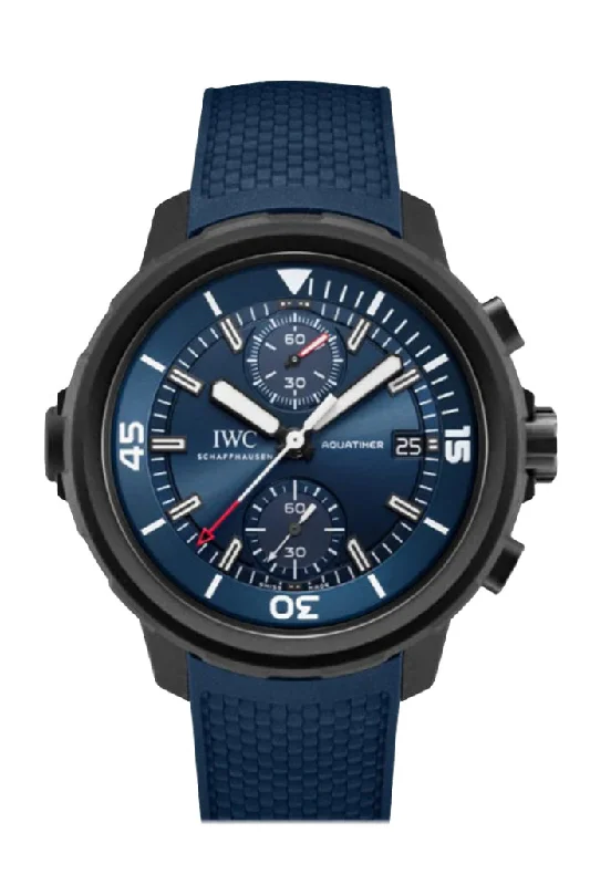 IWC Watches: Timeless Appeal for Every Collector –IWC Aquatimer Laureus Sport for Good Chronograph Automatic Blue Dial Men's Watch IW379507