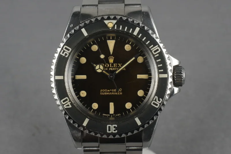 Find the Best Rolex Watches Online –1966 Rolex Submariner  5513 with Gilt Tropical Brown Dial