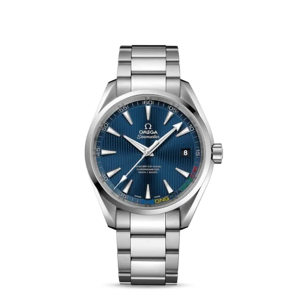 Shop Omega Watches for the Modern Luxury Collector –Omega Seamaster 42mm Watch - Ref: 522.10.42.21.03.001 - Blue Index Dial, Stainless Steel Bracelet