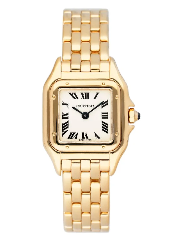 Discover Rare Cartier Timepieces Online –Cartier Panthere W25022B9 18K Yellow Gold Ladies Watch