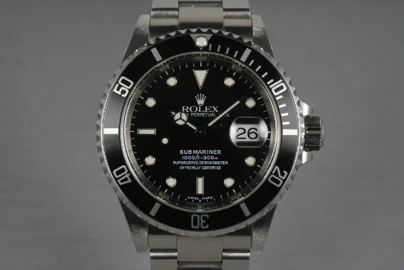 Find Rare Rolex Models for Exclusive Style –1999 Rolex Submariner 16610