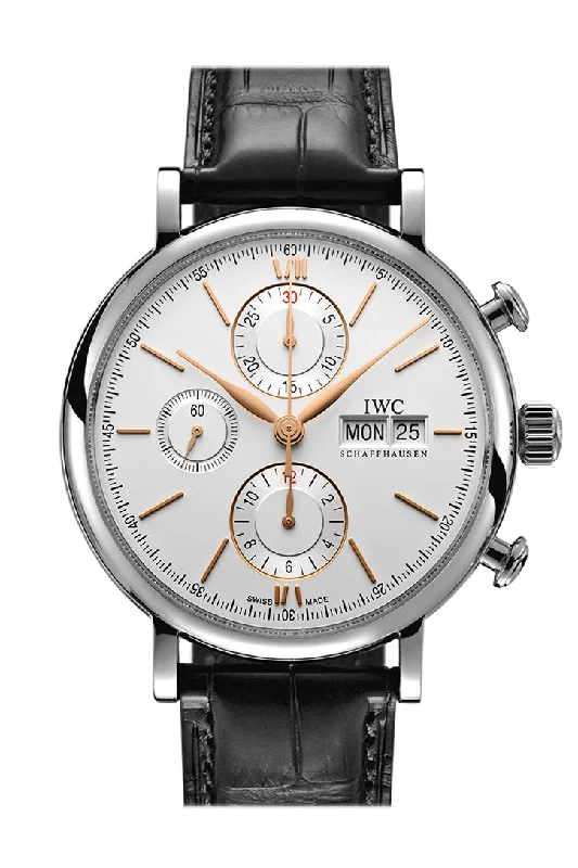 IWC Watches: Iconic Timepieces for Every Occasion –IWC Portofino Chronogragh 42 Silver Dial Watch IW391031