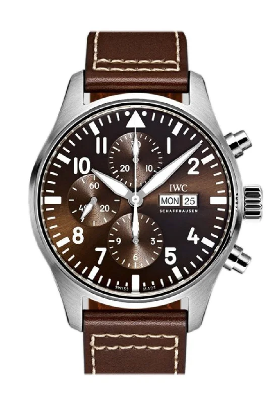 IWC Watches: Built for Luxury and Precision –IWC Pilot Antoine de Saint Exupery Chronograph 43mm Men's Watch IW377713