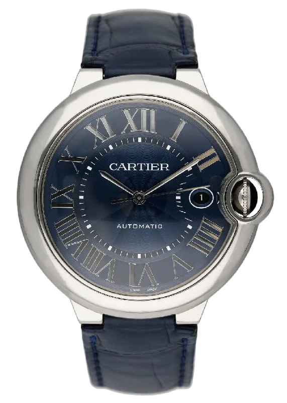 Cartier Watches: Perfect for Every Discerning Collector –Cartier Ballon Bleu WSBB0025 Blue Dial Steel Mens Watch