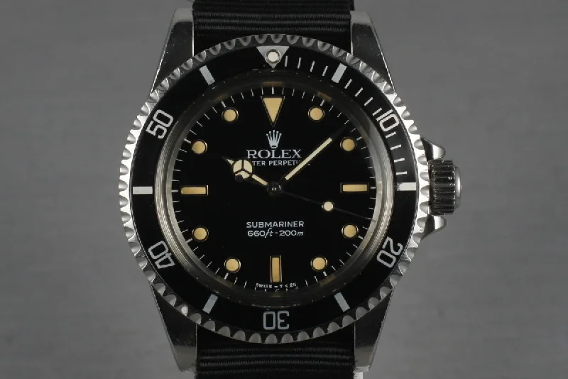 Rolex Watches: Crafted for the Discerning Few –1985 Rolex Submariner 5513 with Creamy WG surrounds