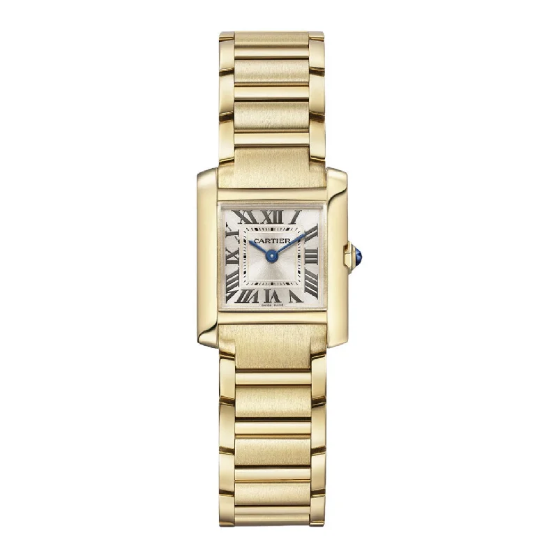 Cartier Watches for Discerning Collectors –Cartier Tank Francaise 25.7mm Women's watch - Ref: WGTA0114 - Gold Roman Dial, 18K Yellow Gold Bracelet