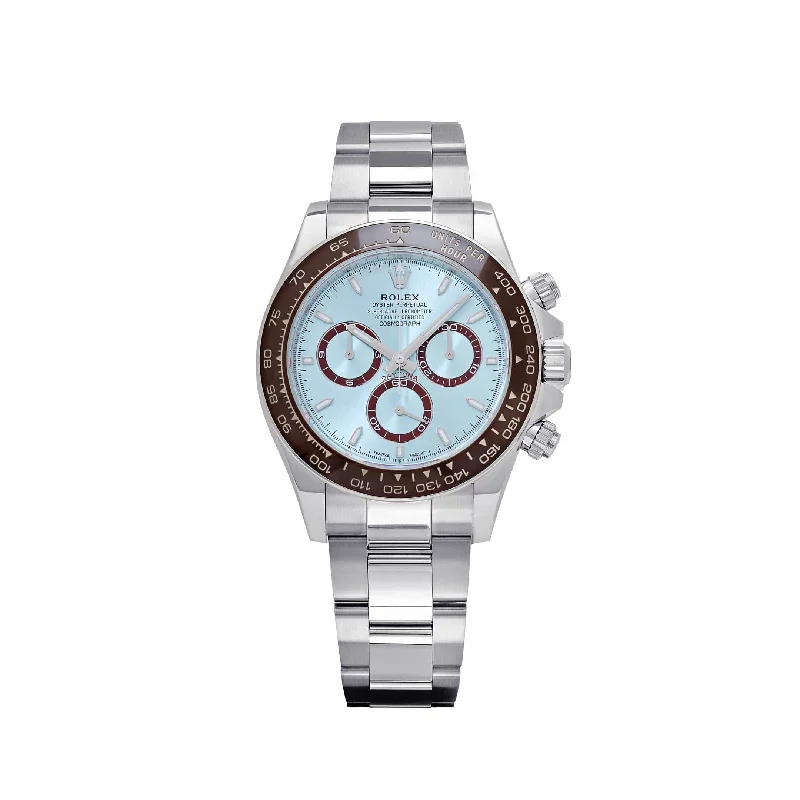 Shop for Classic Rolex Watches Online –Rolex Daytona 126506 Platinum Ice Blue Dial (2025)