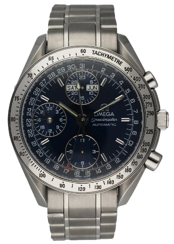 Discover Omega Watches for Classic Appeal –Omega Speedmaster Triple Date 3523.80.00 Men's Watch Box & Papers