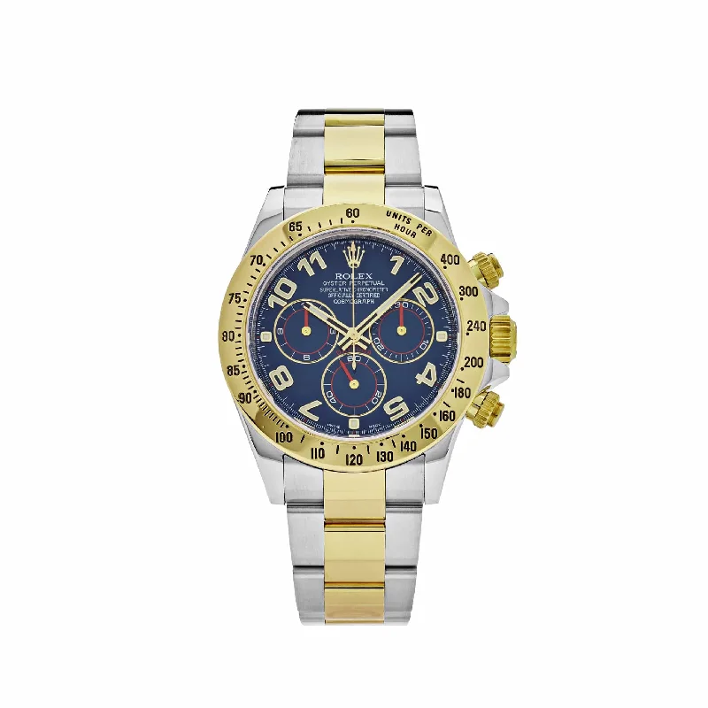 Rolex Watches with Legendary Craftsmanship –Rolex Daytona 116523 Stainless Steel and Yellow Gold Blue Dial