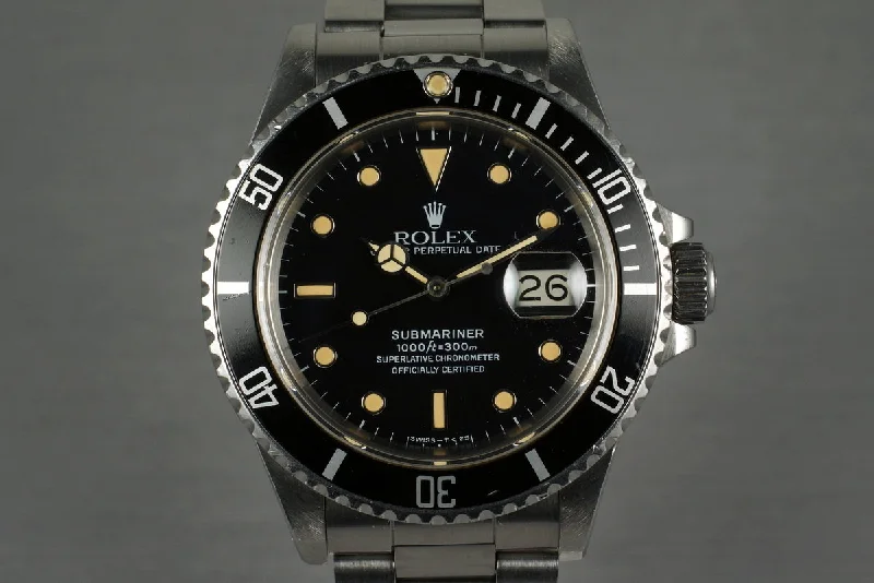 Find Exclusive Rolex Models for Timeless Elegance –1987 Rolex Submariner 168000