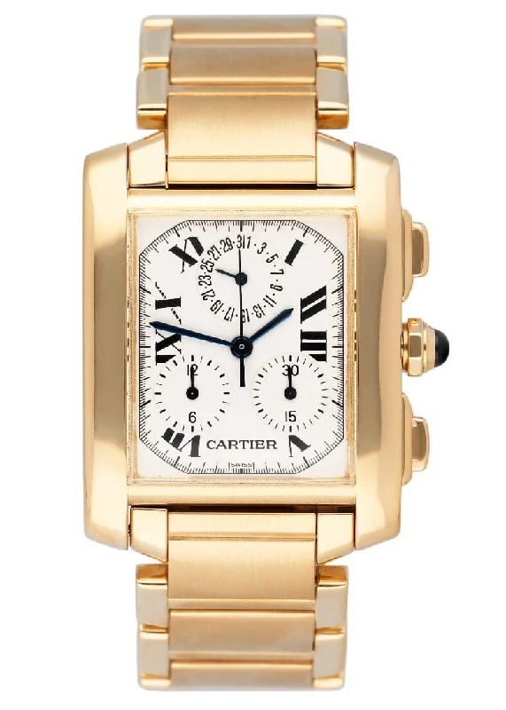 Cartier Watches: Iconic Design Meets Precision –Cartier Tank Francaise XL W50005R2 Chronograph Mens Watch