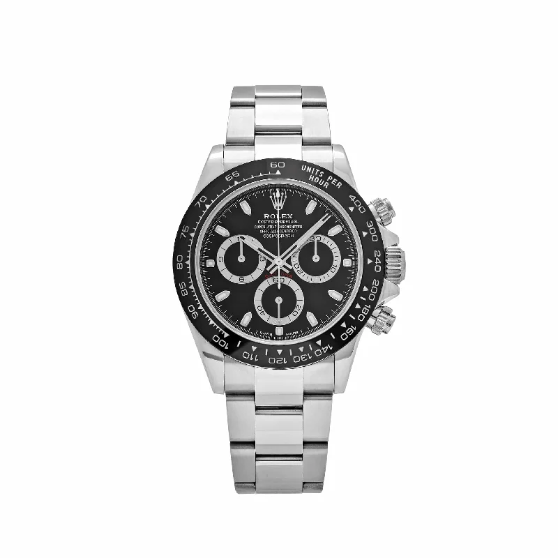 Buy Rolex Watches with Confidence –Rolex Daytona 116500LN Stainless Steel Black Dial