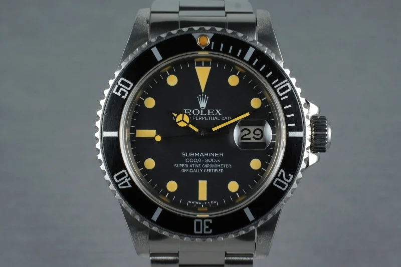 Shop for Classic Rolex Watches Today –1981 Rolex Submariner 16800