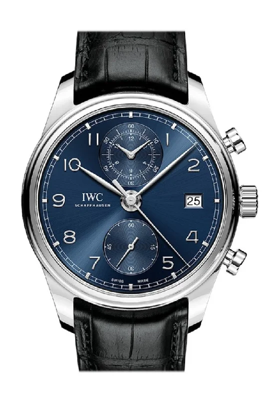 Discover IWC Watches for Timeless Value –IWC Portugieser Blue Chronograph Classic IW390303