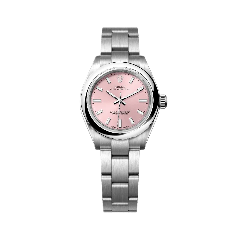 Discover Rolex Watches for the True Watch Collector –Rolex Oyster Perpetual 276200 'Ladies' Stainless Steel Pink Dial