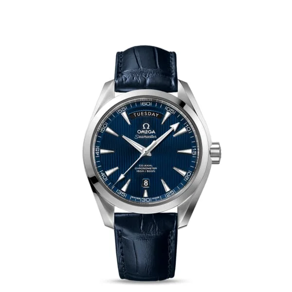 Find Omega Watches for Classic Luxury –Omega Seamaster 42mm Watch - Ref: 231.13.42.22.03.001 - Blue Index Dial, Blue Leather Strap