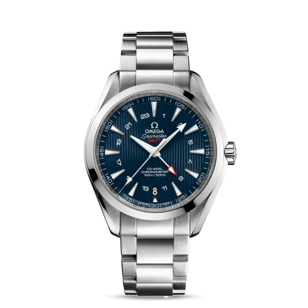 Shop Omega Watches for Timeless Quality and Value –Omega Seamaster 43mm Watch - Ref: 231.10.43.22.03.001 - Blue Index Dial, Stainless Steel Bracelet