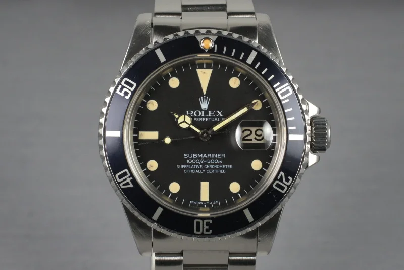 Shop Rare and Exclusive Rolex Watches –1981 Rolex Submariner 16800