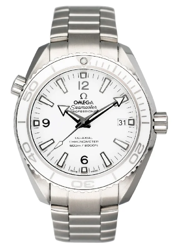 Omega Watches: Crafted for Enduring Quality –Omega Seamaster Planet Ocean 42MM Mens Watch Box Papers