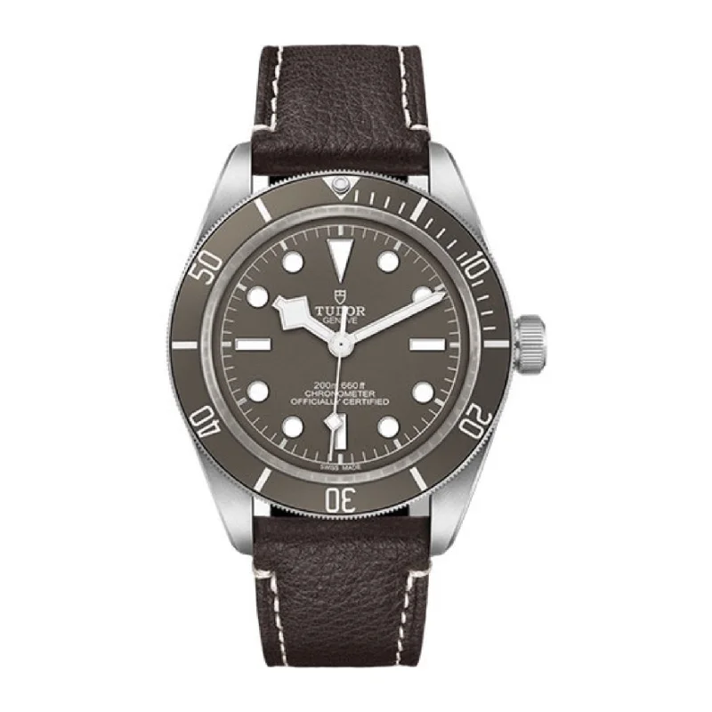 Explore Tudor Watches for Exceptional Value –Tudor Black Bay Fifty-Eight 39mm | brown Leather Strap | taupe domed Dial | silver case Men's Watch ref. M79010SG-0001