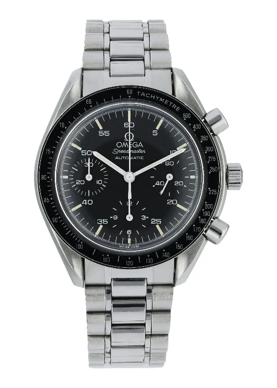 Discover Omega Watches with Legendary Craftsmanship –Omega Speedmaster Reduced 3510.50.00 Mens Watch Box Papers