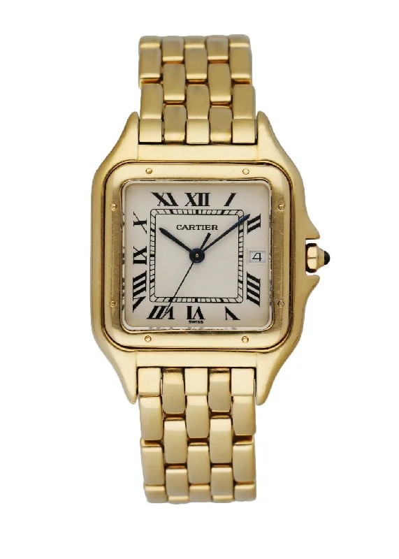 Explore Cartier Watches for Elegant Style –Cartier Panthere 18K Yellow Gold Large Men's Watch