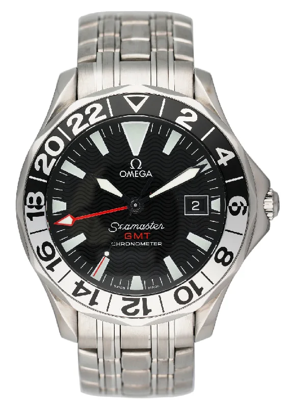 Omega Watches: Crafted for the Modern Age –Omega Seamaster GMT 2534.50.00 50th Anniversary Mens Watch Box Papers