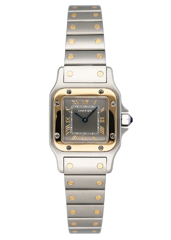 Cartier Watches: The Perfect Combination of Style and Craftsmanship –Cartier Santos Galbee W20031C4 Slate Dial Two Tone Ladies Watch